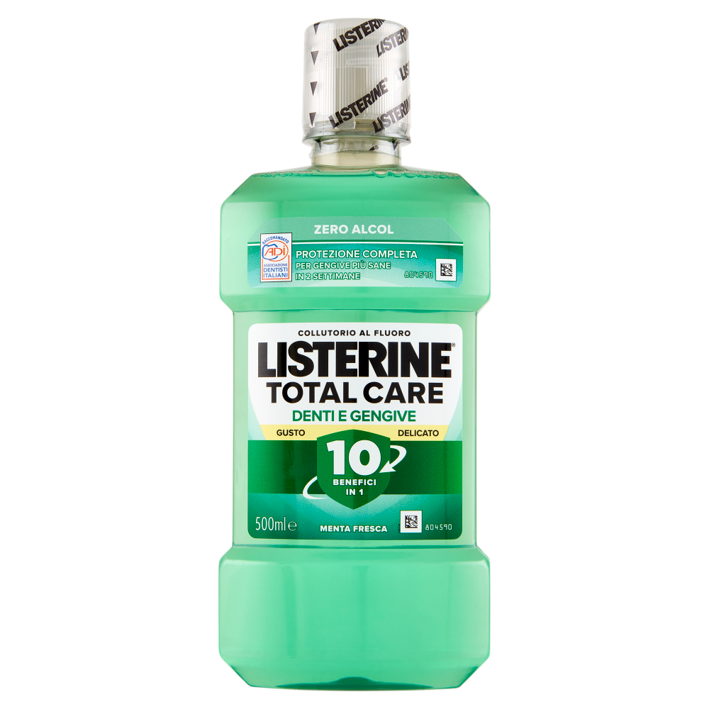 Listerine Total Care Denti e Gengive Gusto Delicato Zero Alcol 500 ml