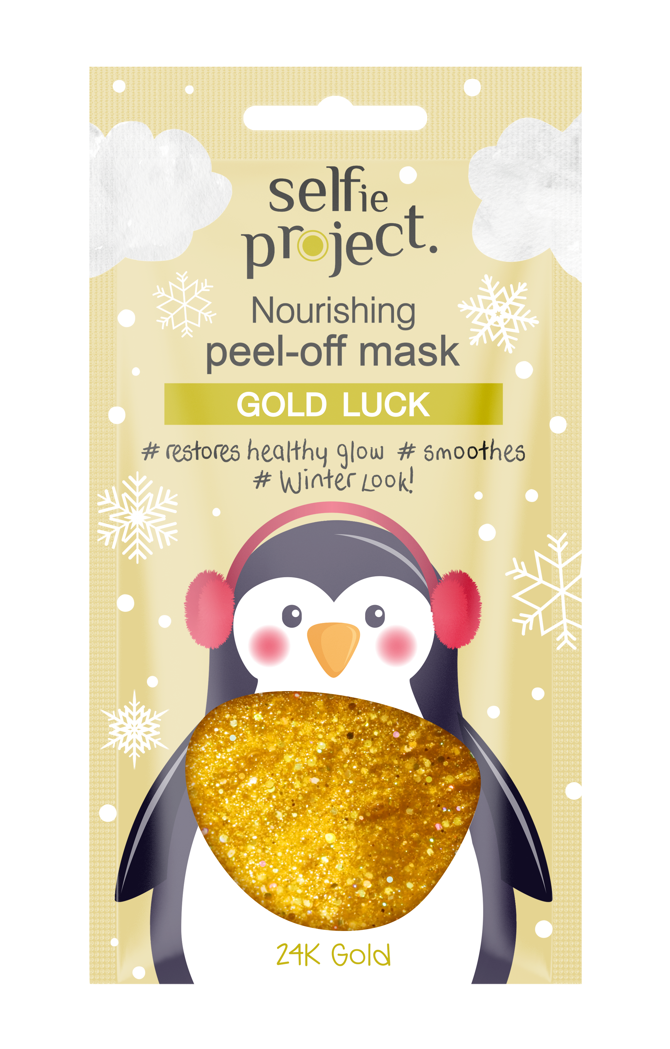 SELFIE PROJECT MASCHERA PEEL OFF #Gold Luck CRAVATTA