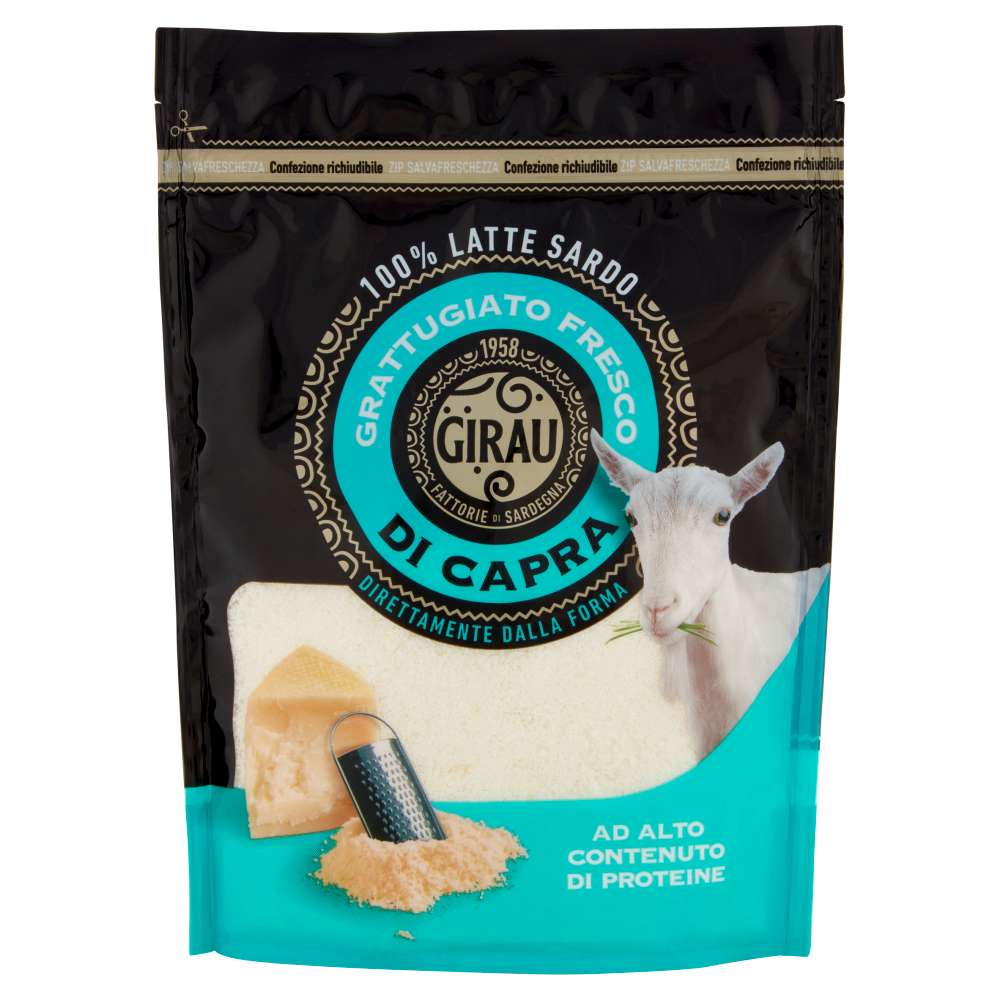 Girau Grattugiato Fresco di Capra 100% Latte Sardo 100 g