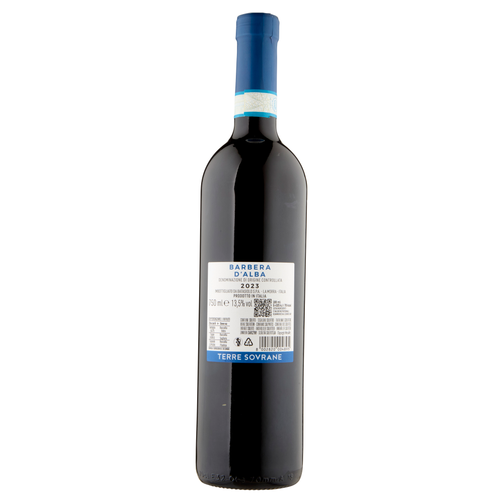 Terre Sovrane Barbera d'Alba DOC 750 ml