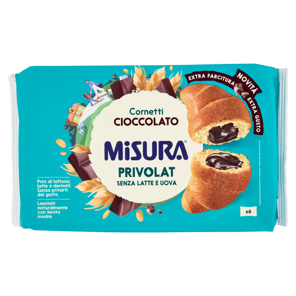 Misura Privolat 6 Cornetti Cioccolato 298 g