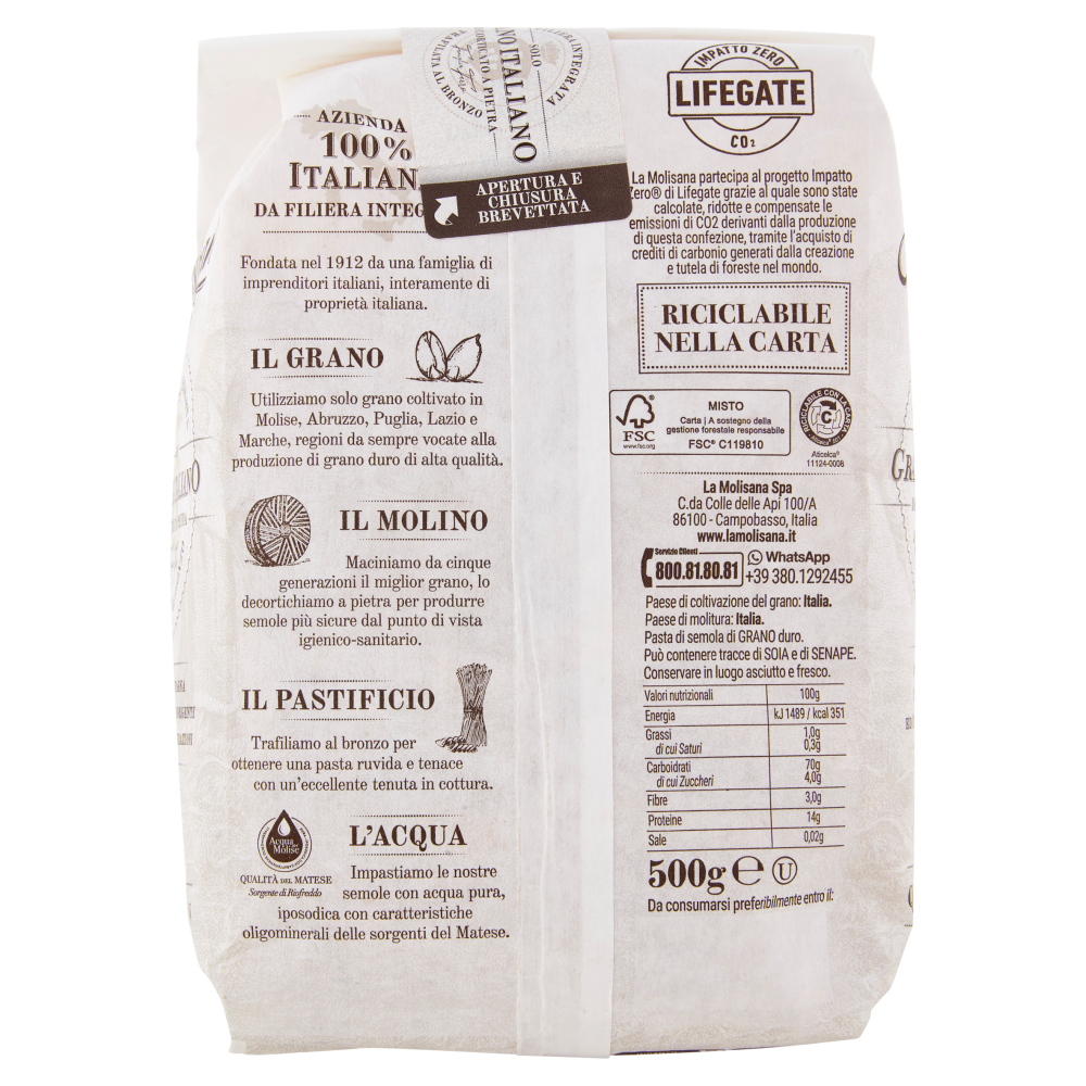 La Molisana 88 Quadrotto 500 g