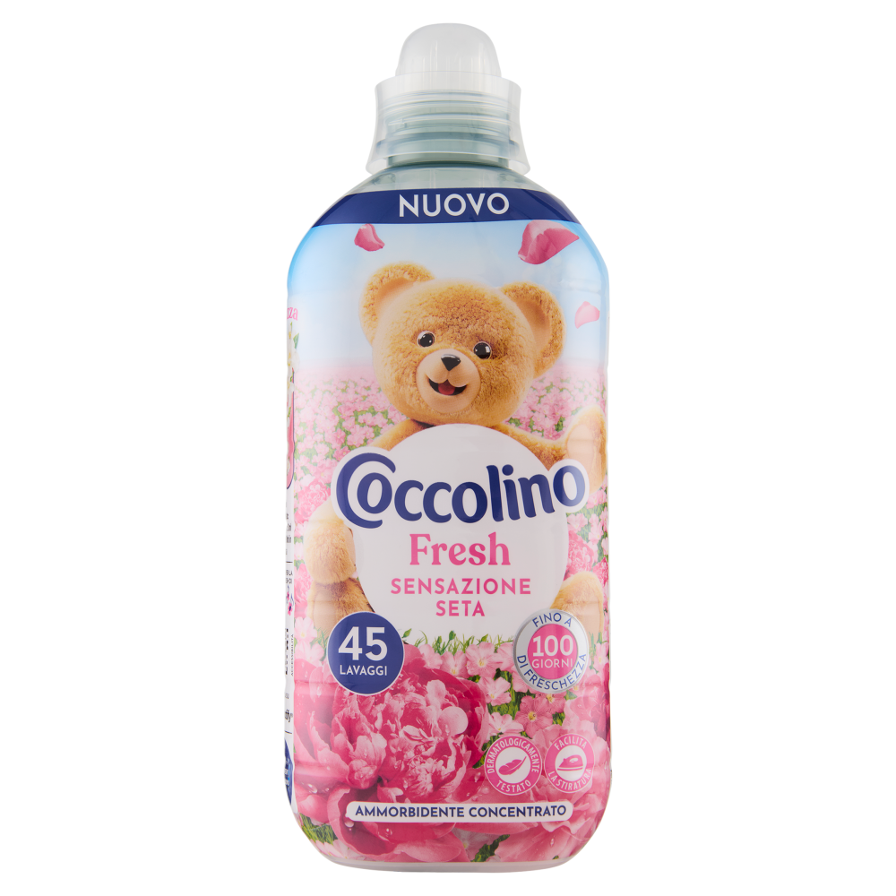 Coccolino Ammorbidente Concentrato Fresh Sensazione Seta 45 Lavaggi 952 ml