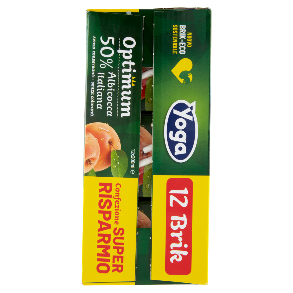 Yoga Optimum 50% Albicocca Italiana 12 x 200 ml