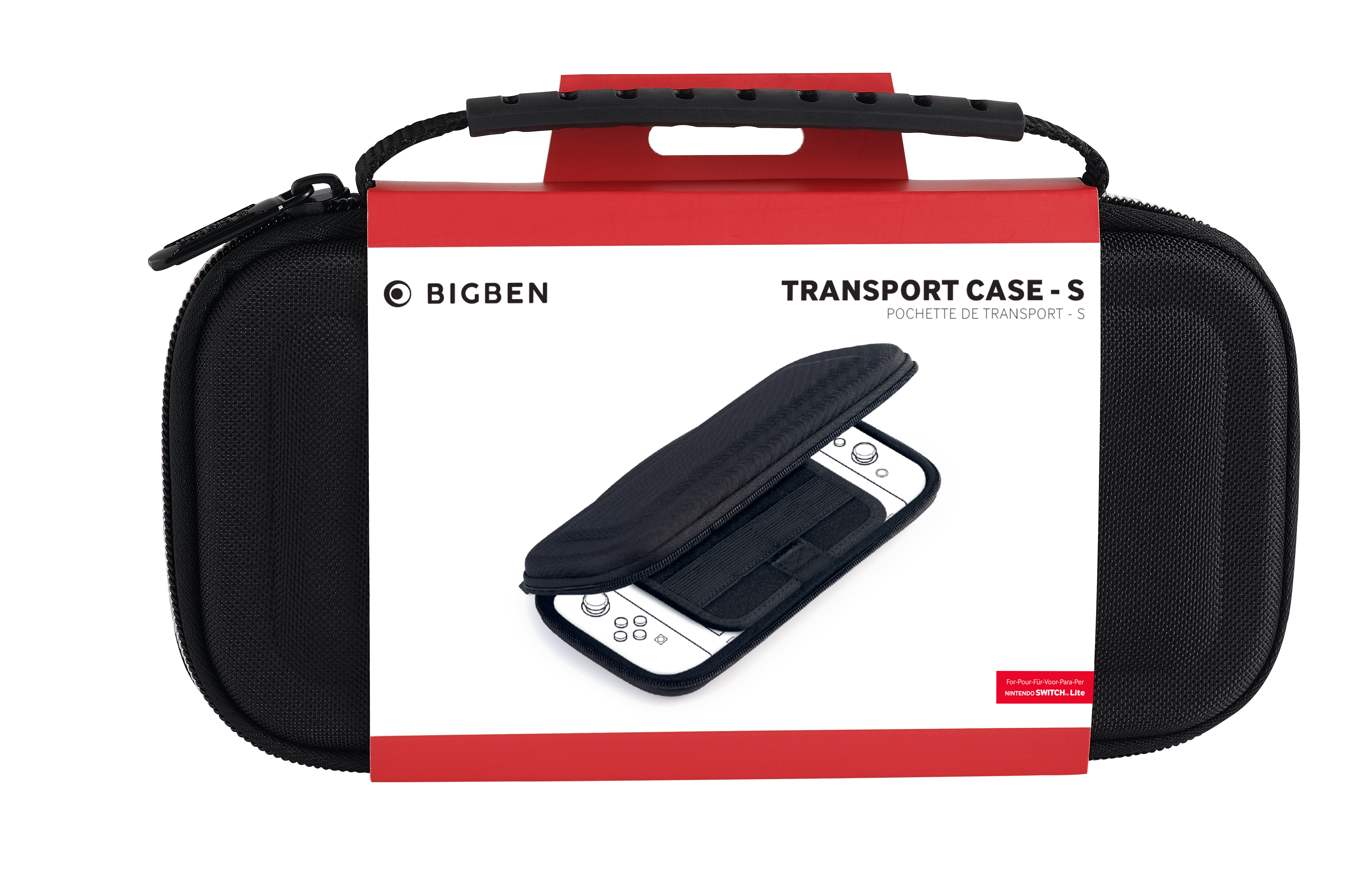 Bigben Interactive SWITCH2POUCHBLACK custodia per console portatile Custodia rigida Nintendo Nero