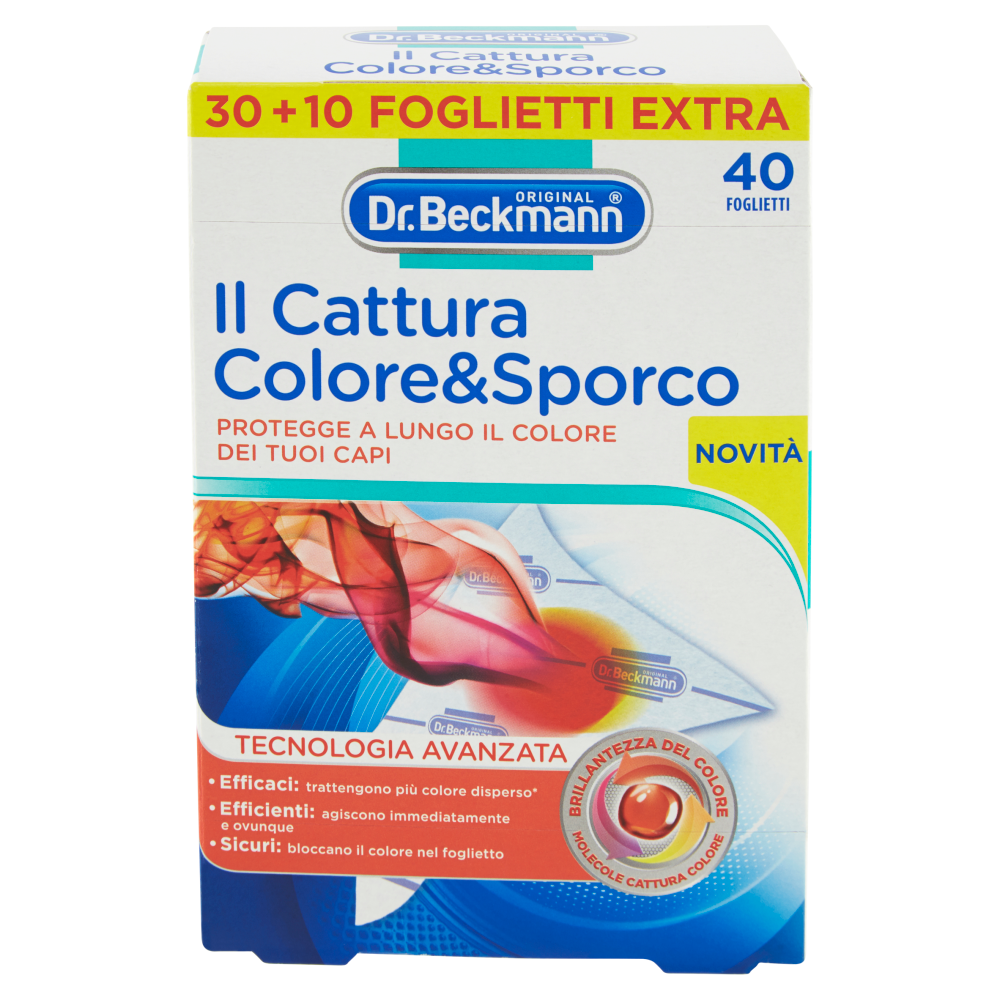 Dr. Beckmann il Cattura Colore&Sporco 40 pz