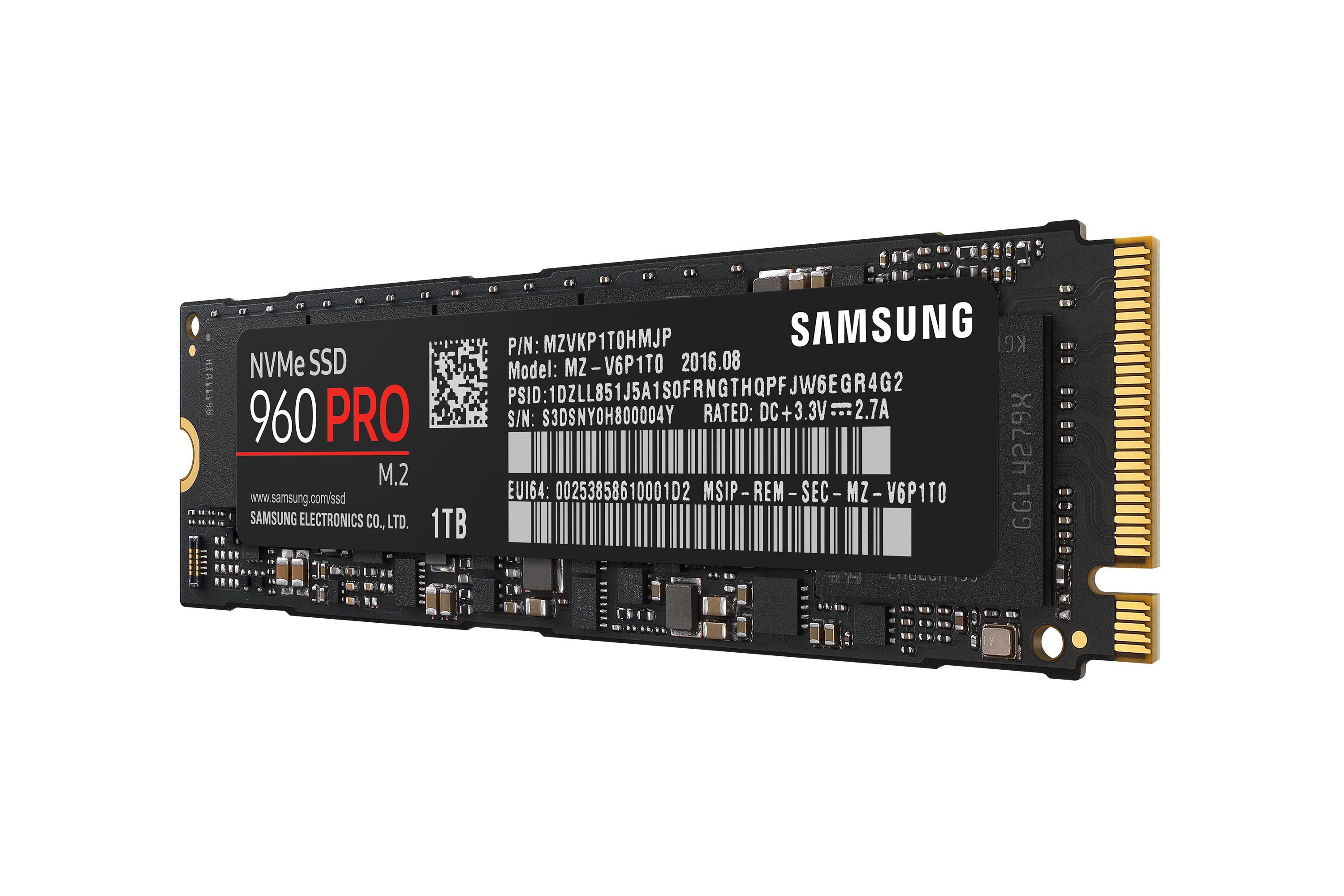 Samsung 960 PRO NVMe M.2 SSD 1 TB