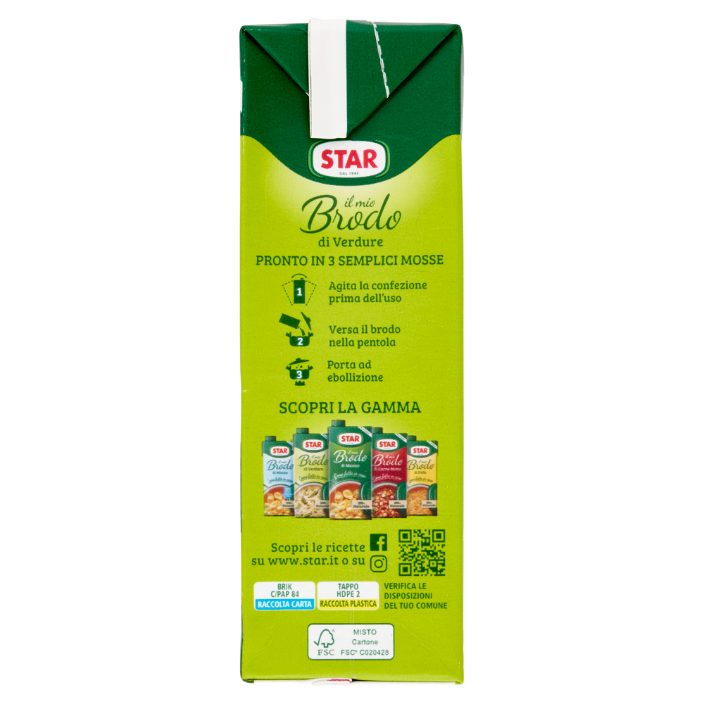 Star il mio Brodo di Verdure 500 ml