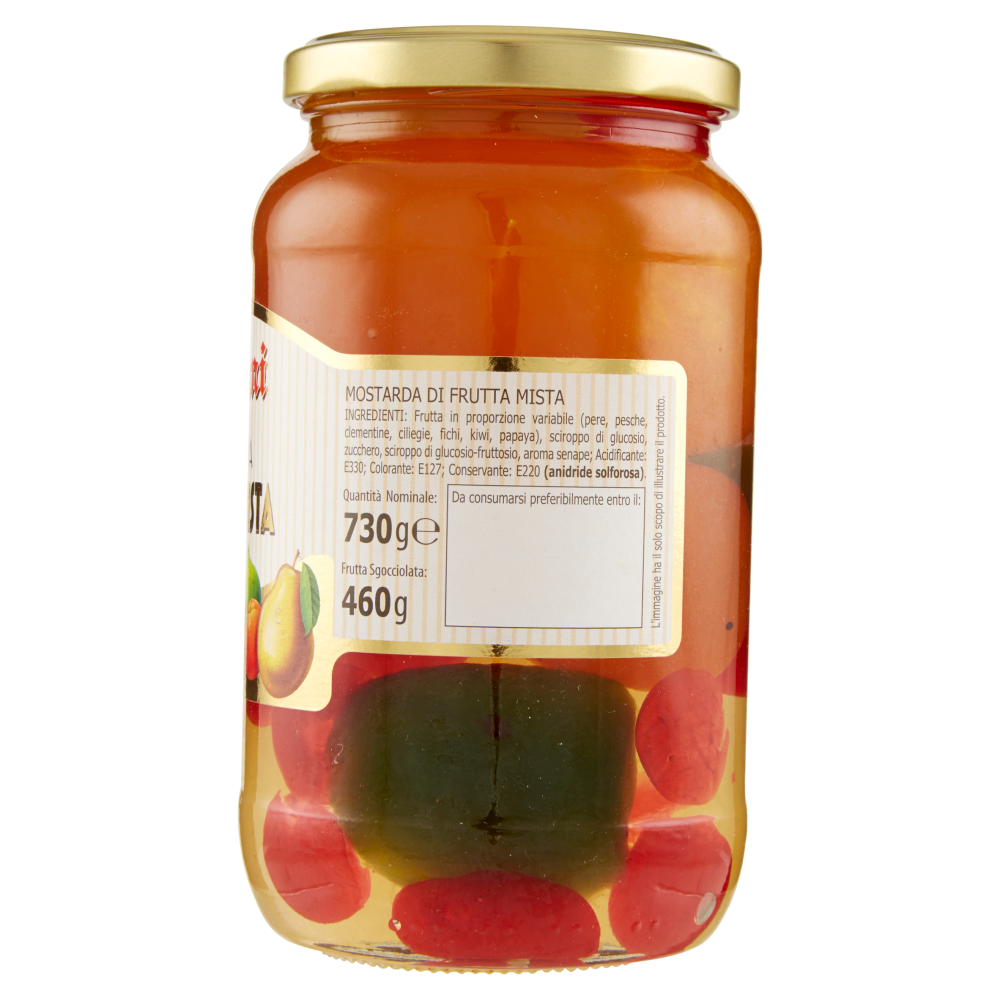 Vergani Mostarda Frutta Mista di Cremona 730g