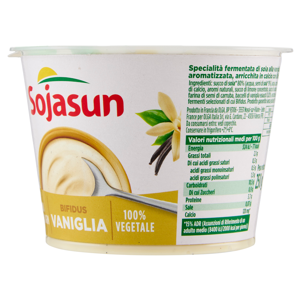 Sojasun Bifidus Vaniglia 250 g