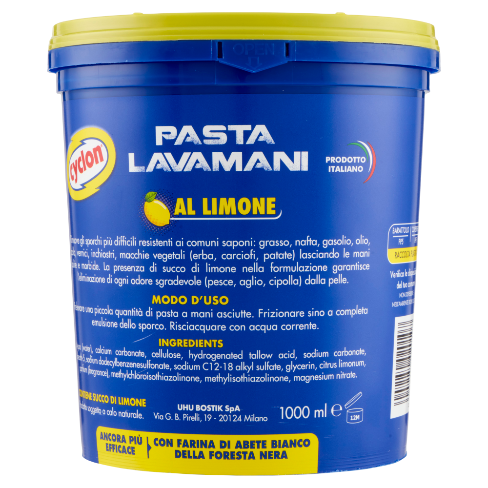 cyclon Pasta Lavamani al Limone 1000 ml