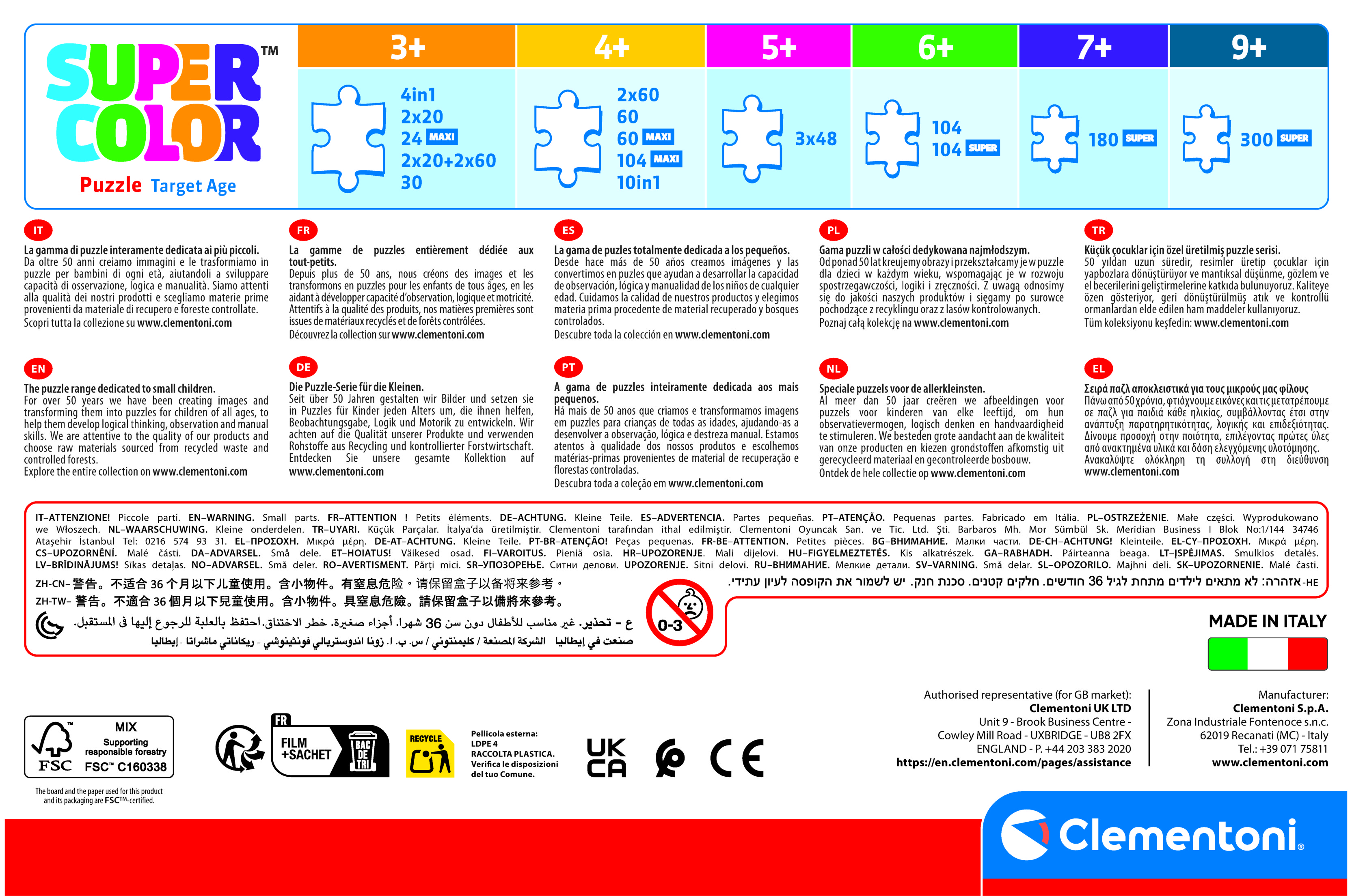 Clementoni 25315 puzzle