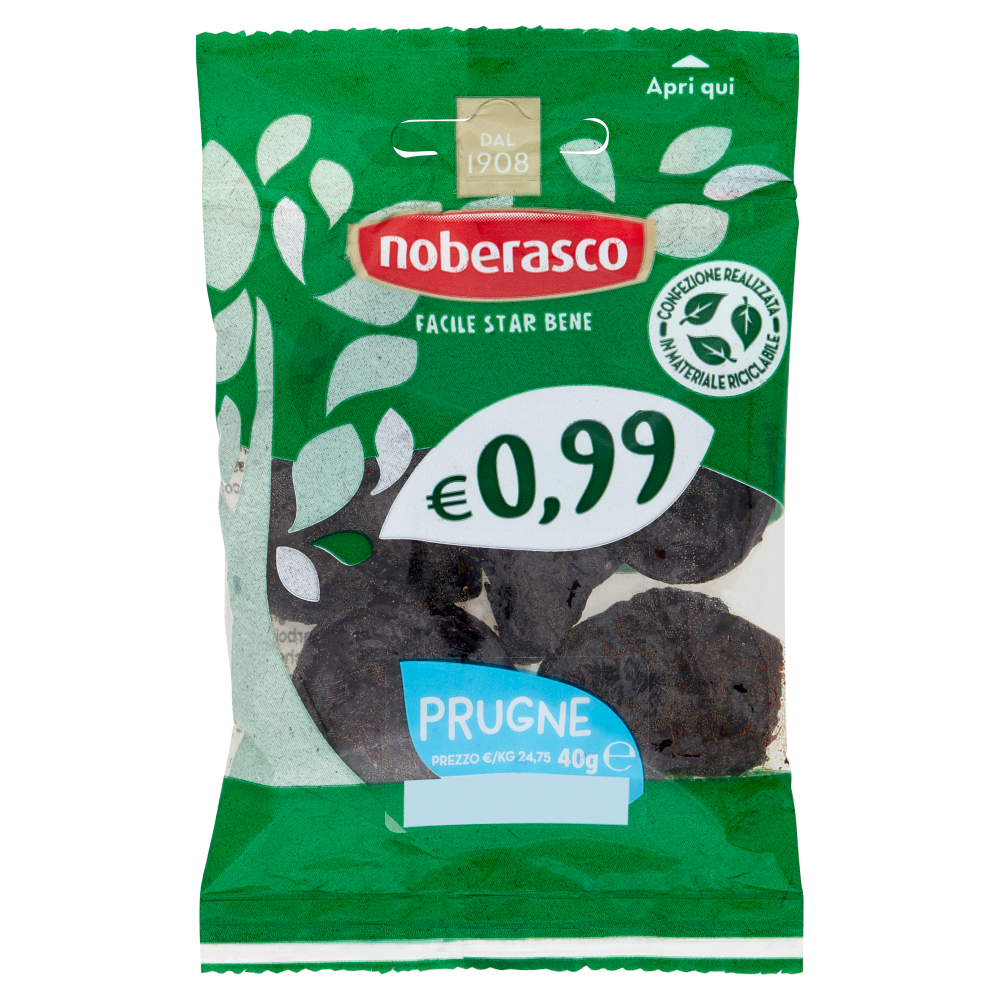noberasco &euro; 0,99 Prugne 40 g