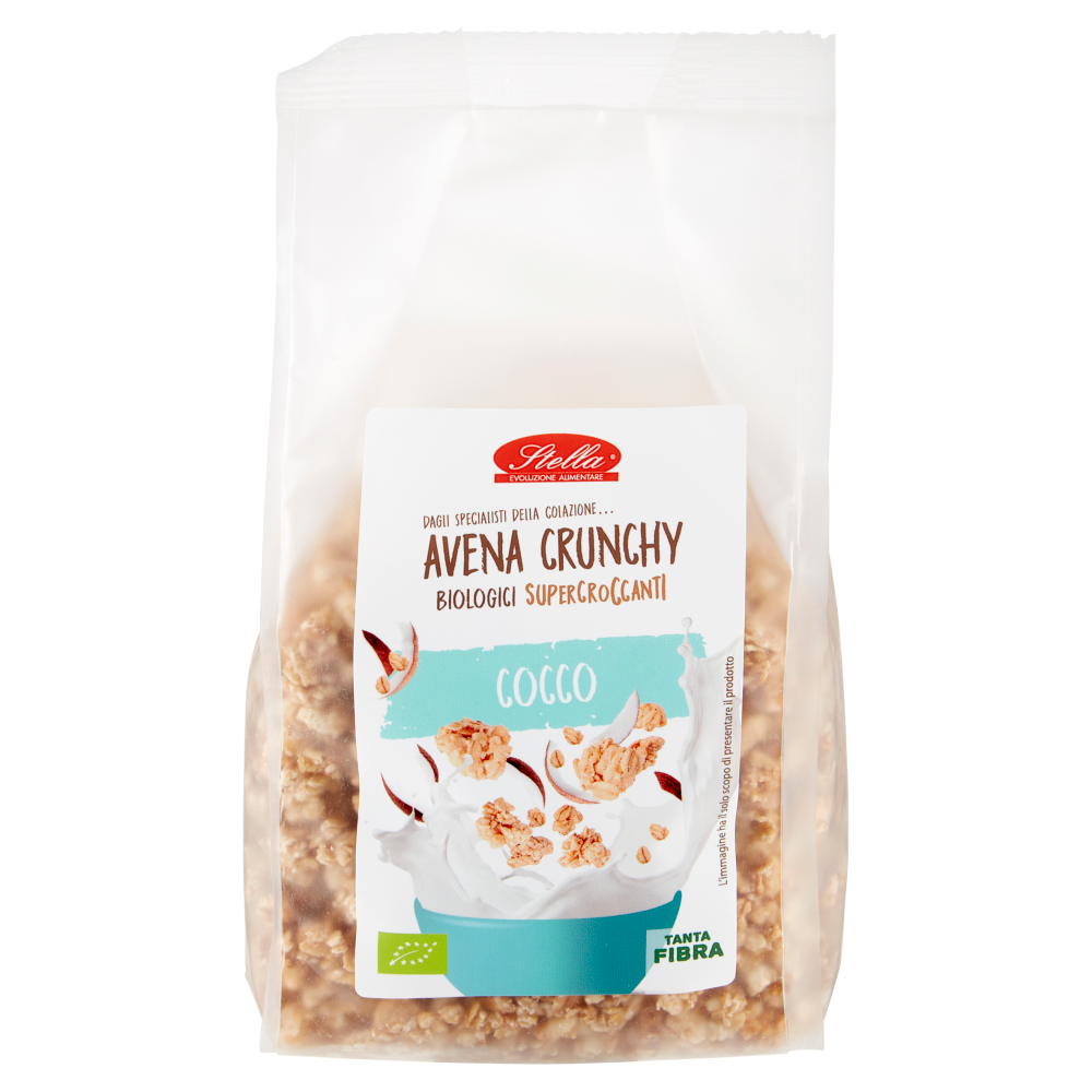 Stella Avena Crunchy Biologici Supercroccanti Cocco 375 g