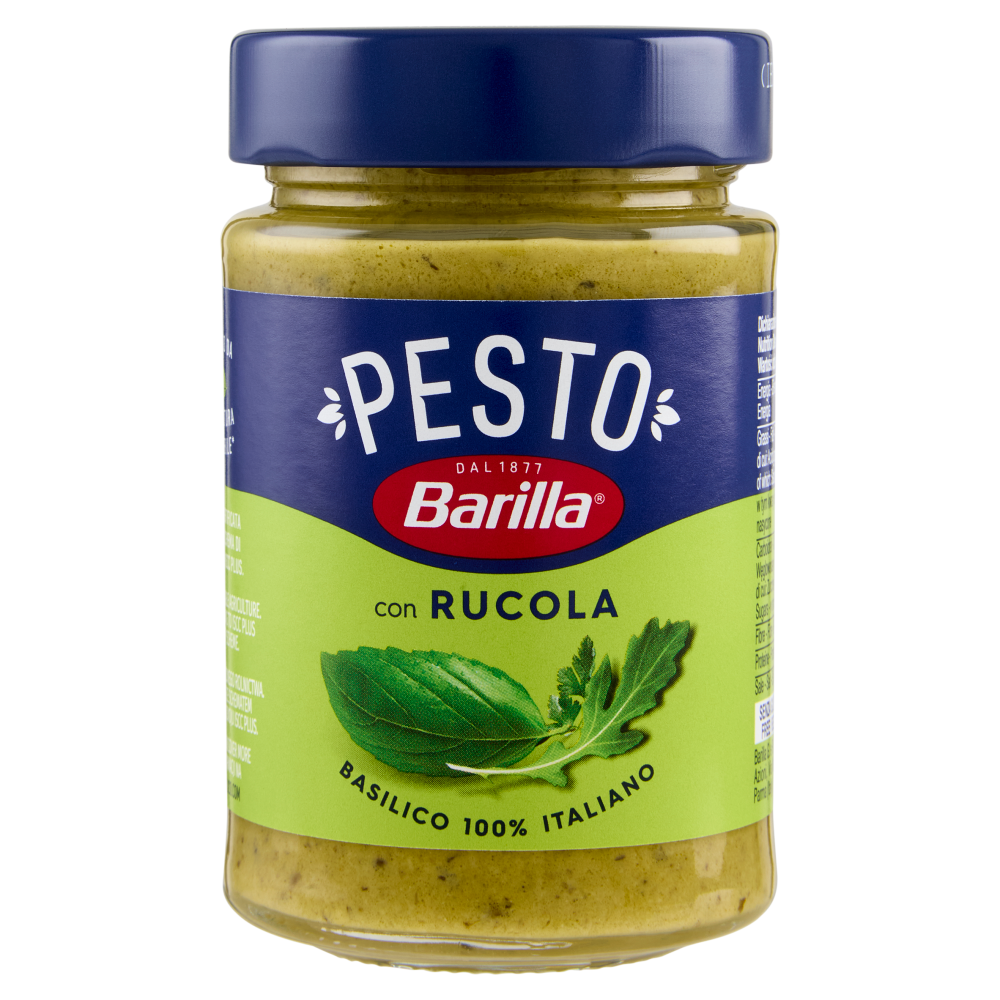 Barilla Pesto Basilico e Rucola Condimento e Sugo per Pasta 190 g