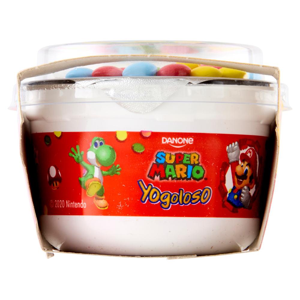 DANONE Super Mario, Yogurt gusto Fragola con Confettini, 2x110g