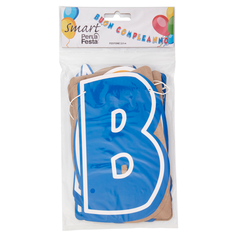 Smart PerLa Festa Festone Buon Compleanno 2,5 m 1 pz