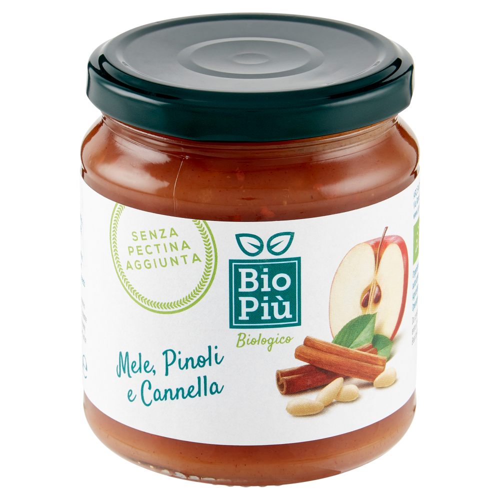 Bio Pi&ugrave; Mele, Pinoli e Cannella 350 g