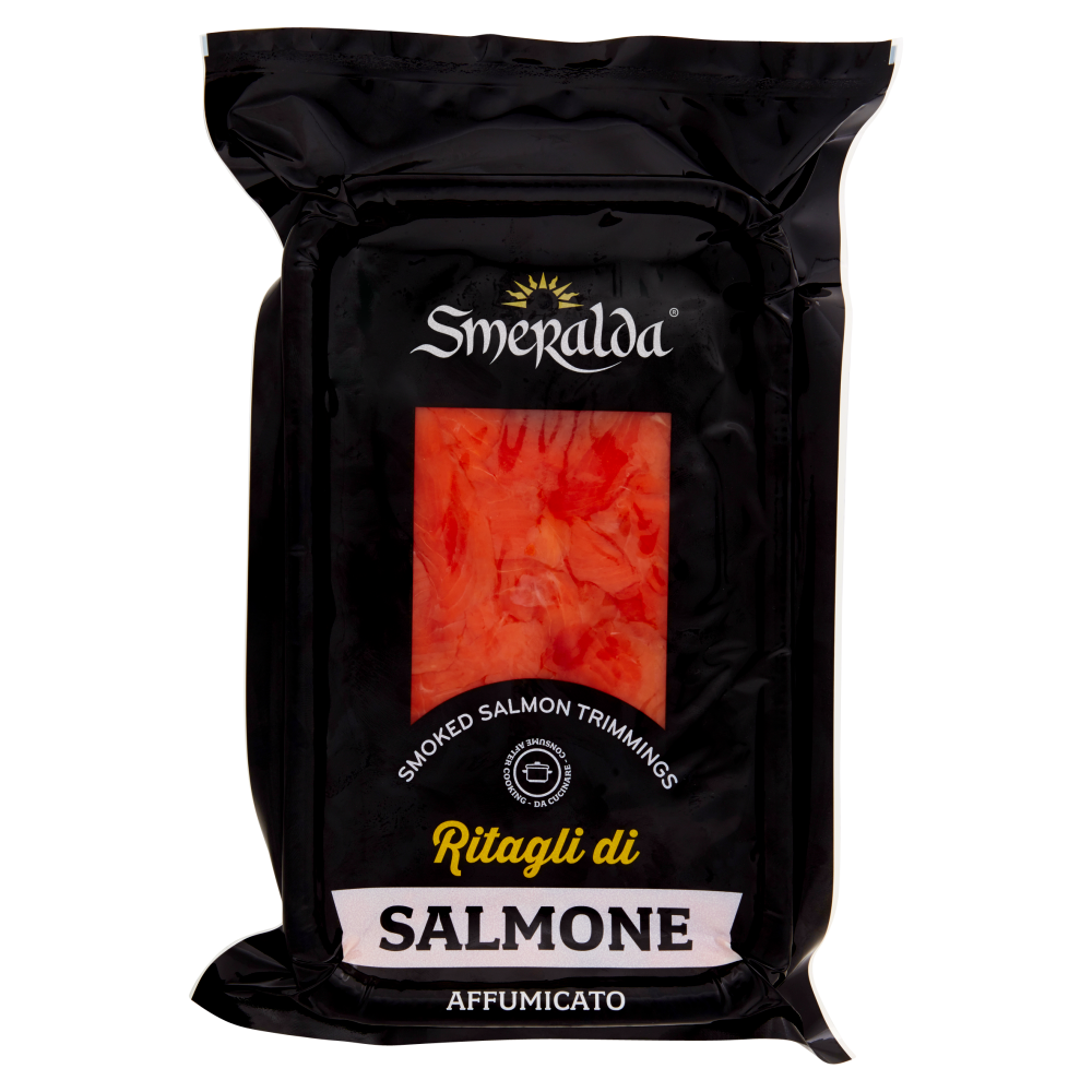Smeralda Ritagli di Salmone Affumicato 0,250 kg