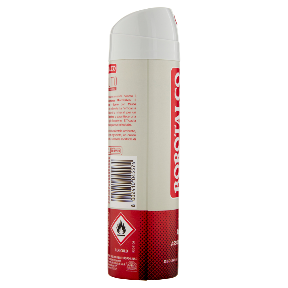 Borotalco Uomo Asciutto Profumo Ambrato Deo Spray 150 ml