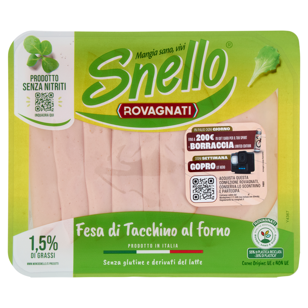Rovagnati Snello Fesa di Tacchino al forno 100 g