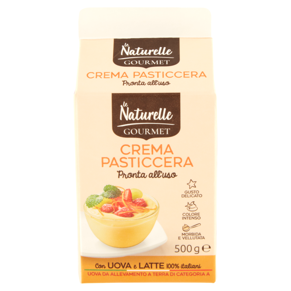 le Naturelle Gourmet Crema Pasticcera Pronta all'uso 500 g