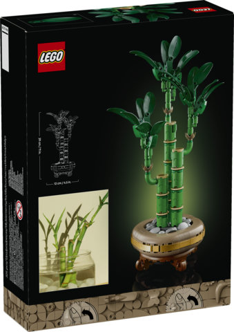LEGO Botanicals 10344 Bamb&ugrave; del Buon Auspicio, Pianta Artificiale da Arredamento con Vaso Finto, Regalo Donna, Uomo e Adulti