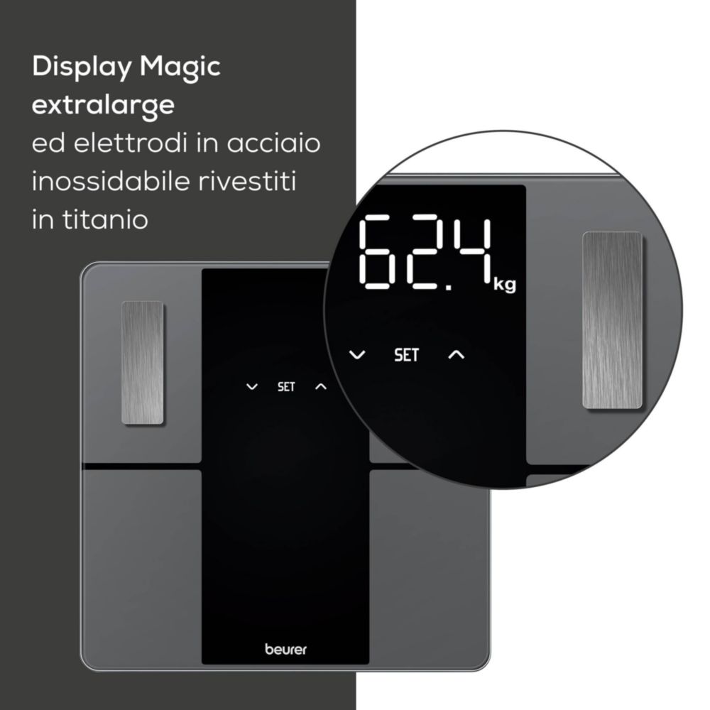 Beurer Bilancia diagnostica BF 500 Super Black Edition