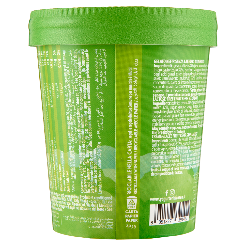 Yogurteria Frozen Yogurt Frozen kefir Multifrutti 250 g