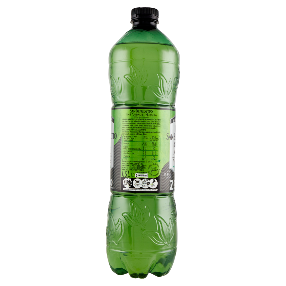 San Benedetto Thè Le Specialità Verde Matcha Zero 1,5L