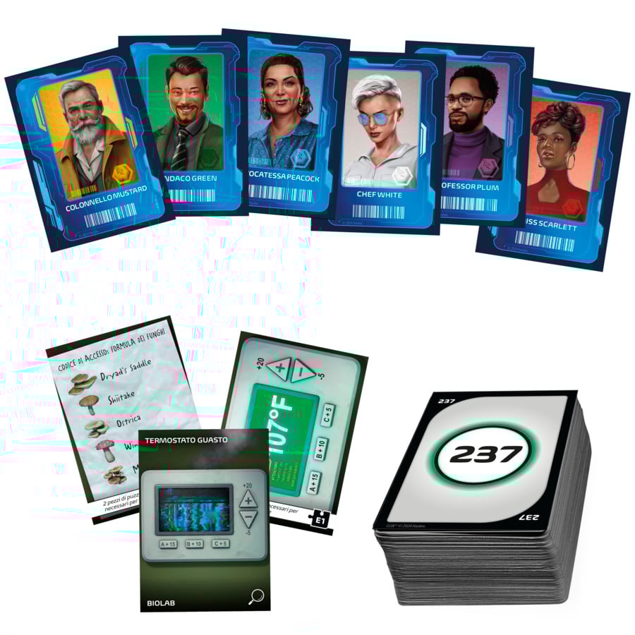 Cluedo Escape - Delitto all'Esposizione Universale, gioco da tavolo, giochi in versione escape room da risolvere 1 volta sola, giochi di mistero, dai 10 anni in su