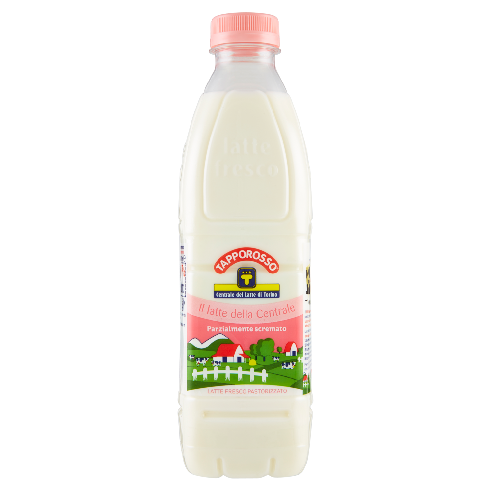 Centrale del Latte di Torino Tapporosso Latte Fresco Pastorizzato Parzialmente scremato 1000 ml