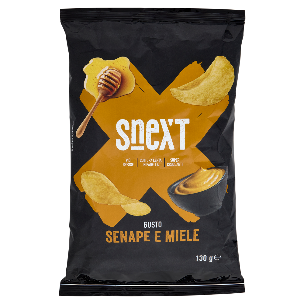 Snext Patatine Gusto Senape e Miele 130 g