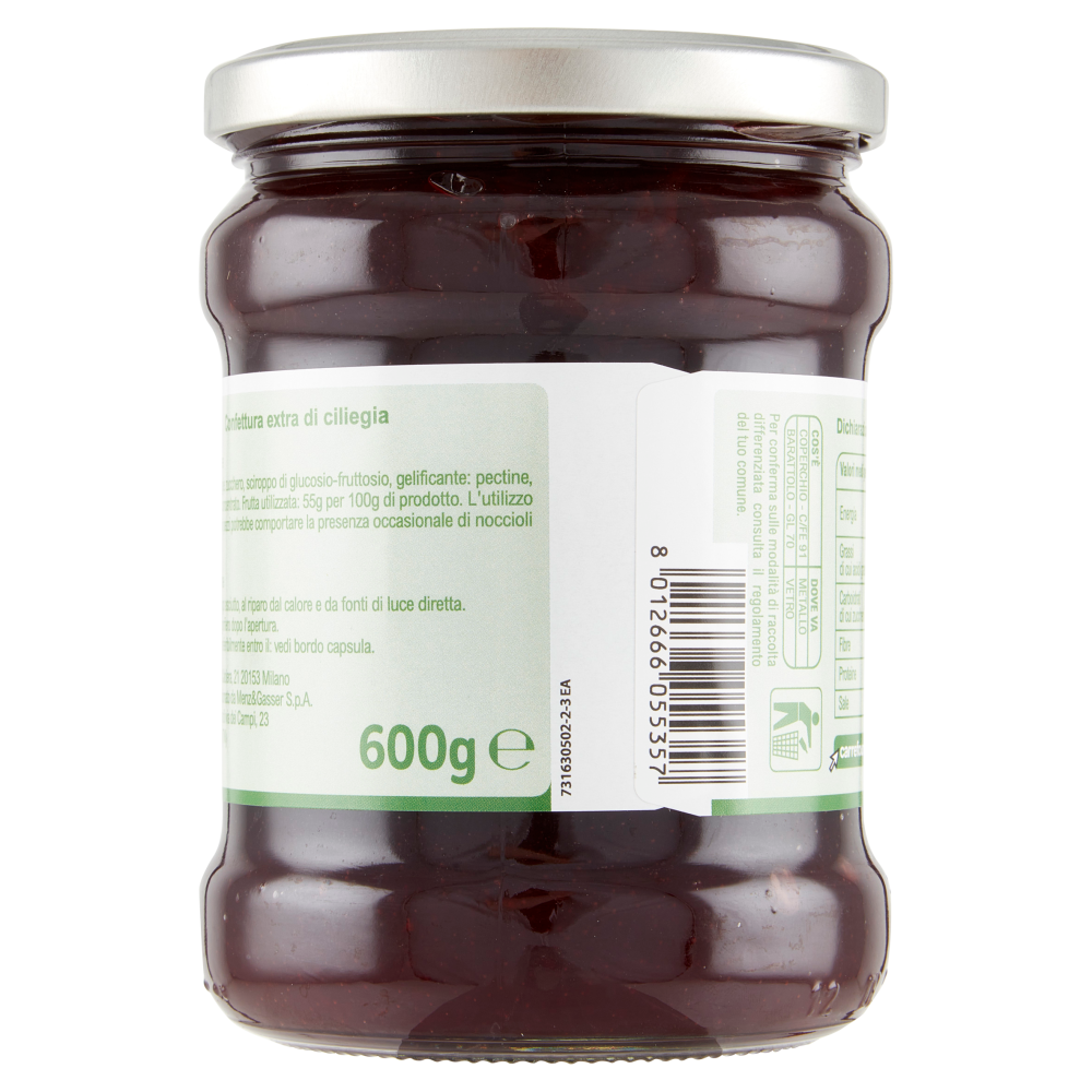Carrefour Classic Confettura Extra di Ciliegia 600 g
