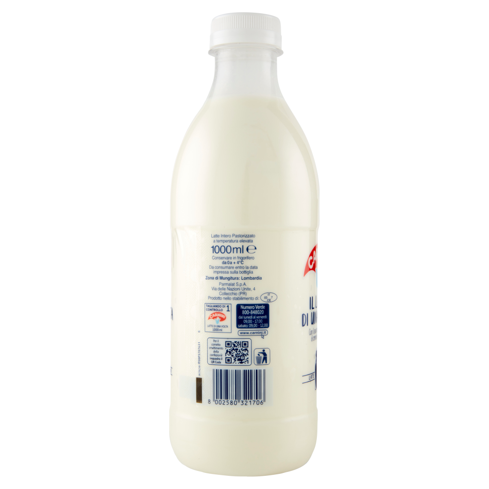 Carnini il Latte di una Volta Latte Lombardo 1000 ml