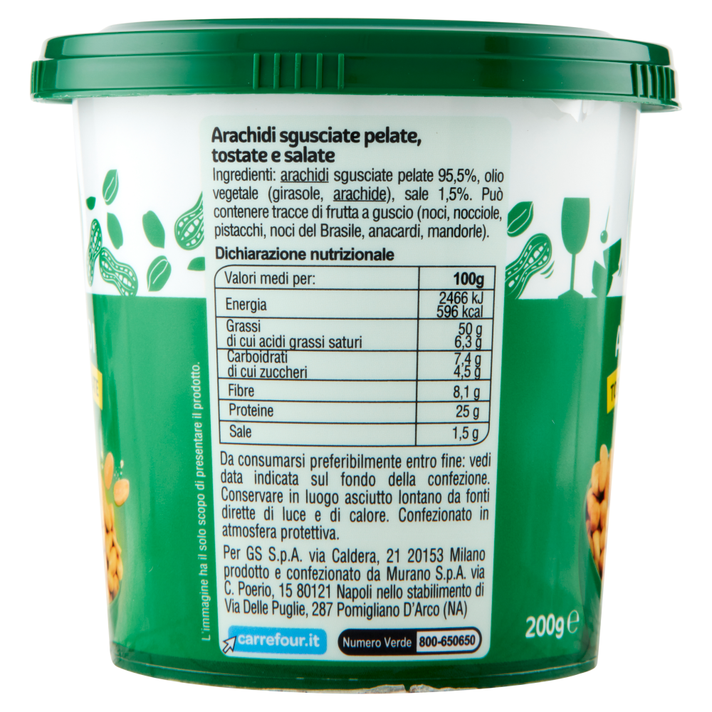 Carrefour Classic Arachidi Tostate e Salate 200 g