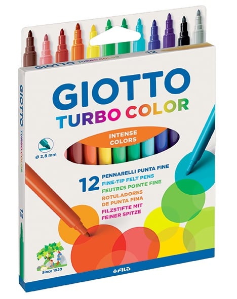 Giotto Turbo Color 12 Pennarelli