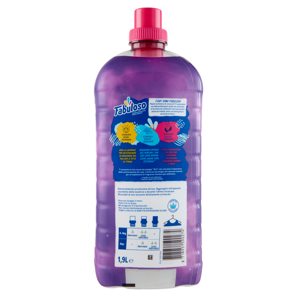 Fabuloso ammorbidente concentrato profumato Magnolia 1,9 L