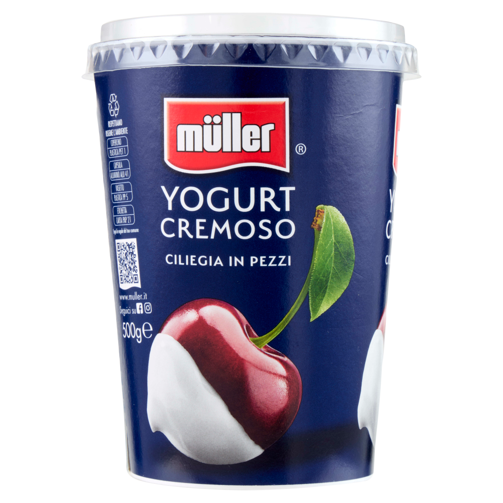 müller Yogurt Cremoso Ciliegia in Pezzi 500 g