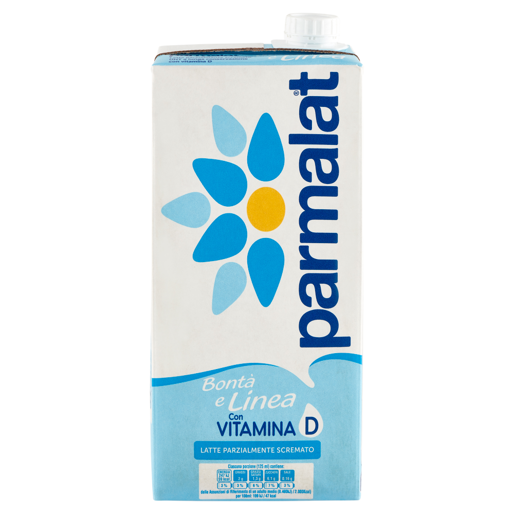 parmalat Bont&agrave; e Linea con Vitamina D Latte Parzialmente Scremato 1000 ml