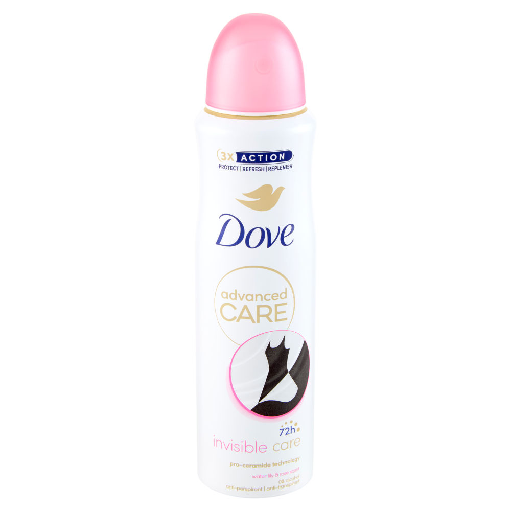 Dove advanced Care invisible care water lily & rose scent anti-perspirant 150 ml