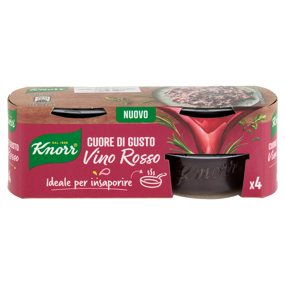Knorr Cuore di Gusto Vino Rosso 4 x 26 g