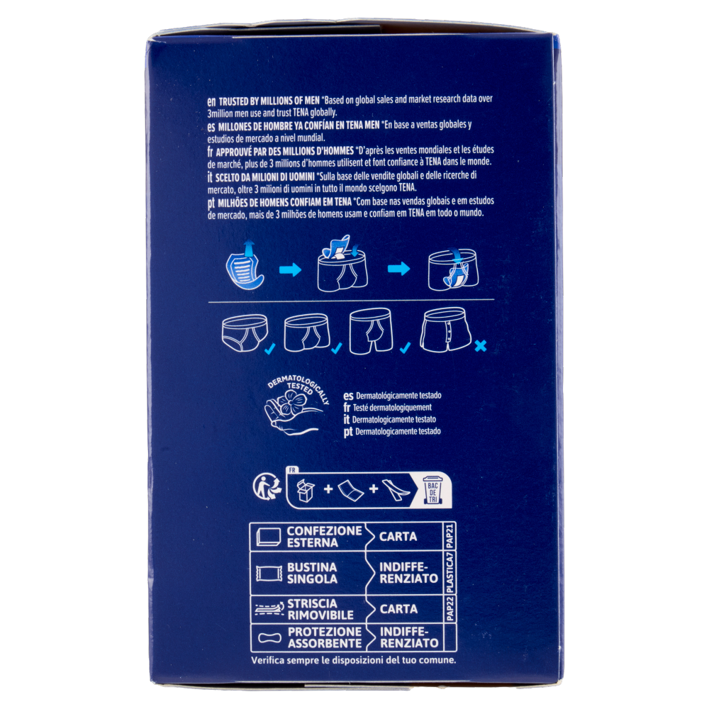 Tena Men Active Fit Protective Shield Extra Light 14 pz