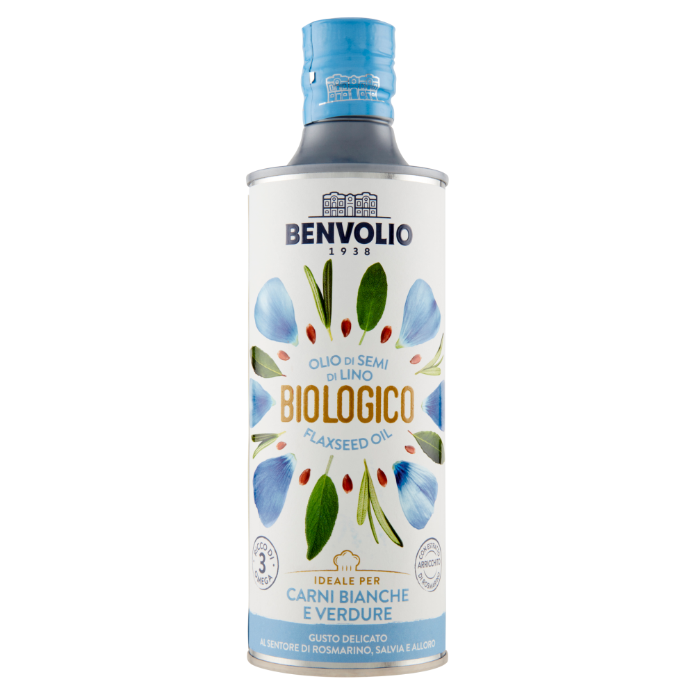 Benvolio Olio di Semi di Lino Biologico 500 ml