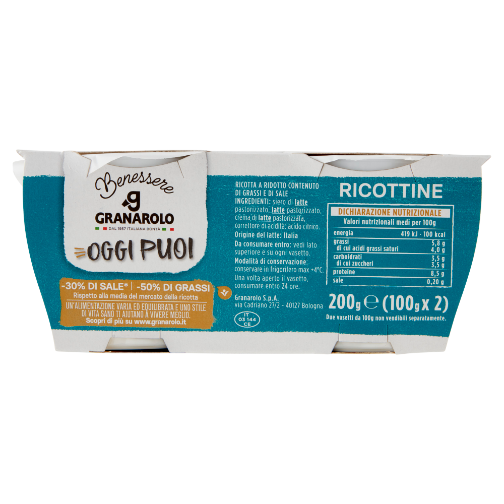 Granarolo Benessere Ricottine 2 x 100 g