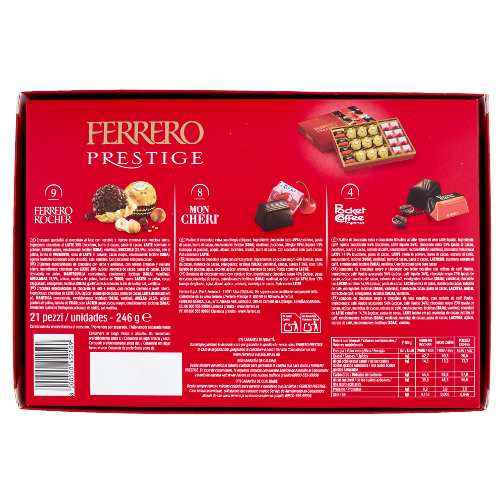 Ferrero Prestige 21 pezzi 246 g
