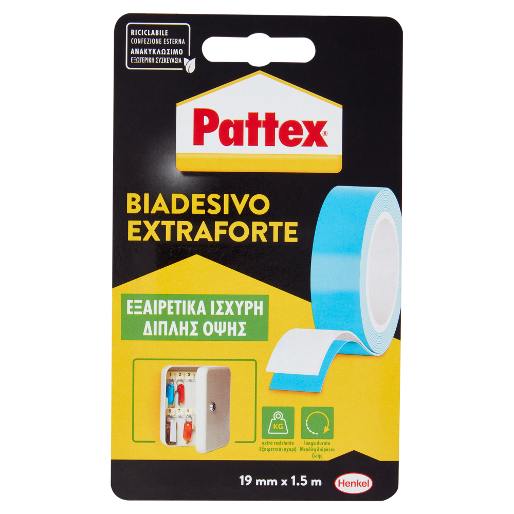 PATTEX Biadesivo Power Fix 19mmx1,5m