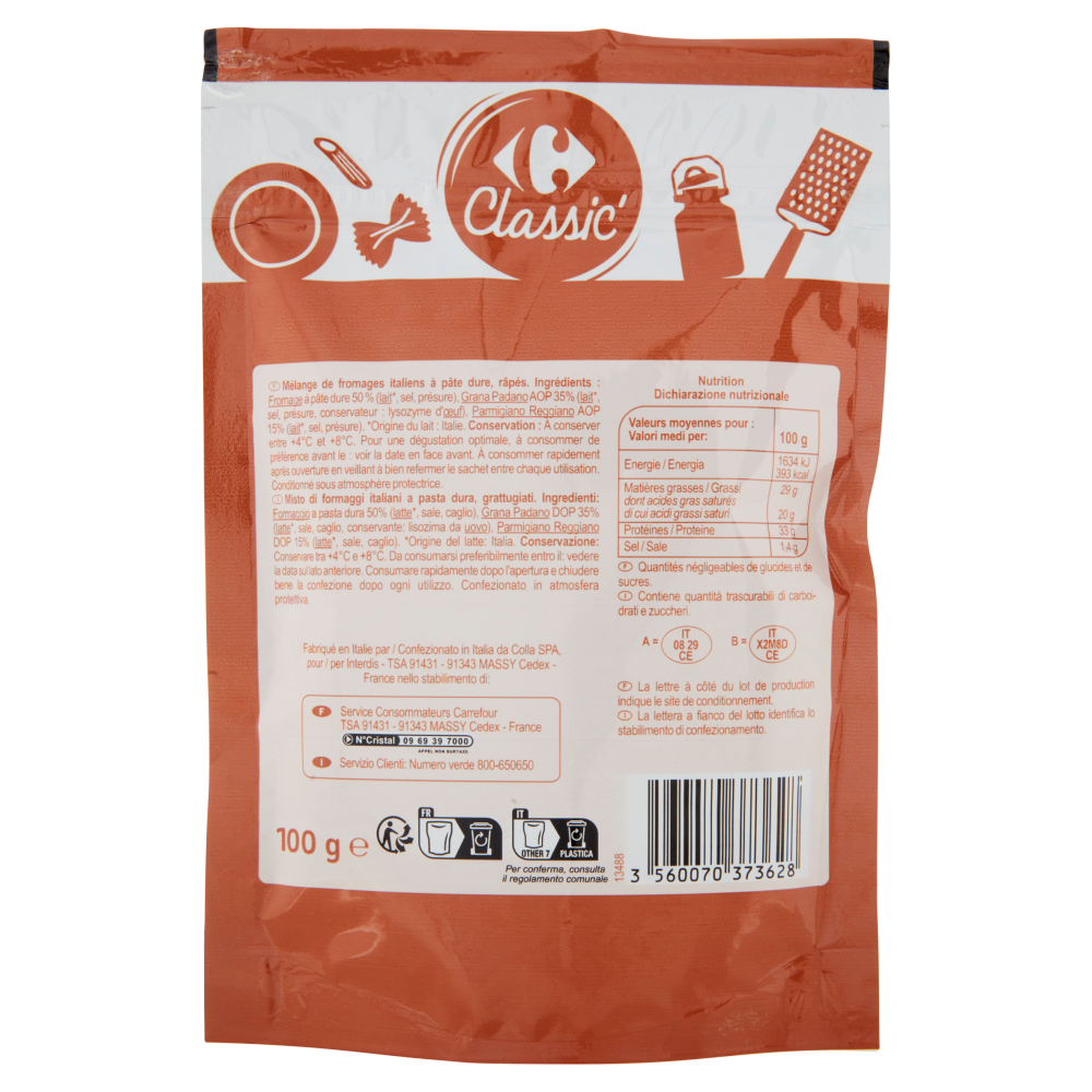 Carrefour Classic Gran Misto 100 g