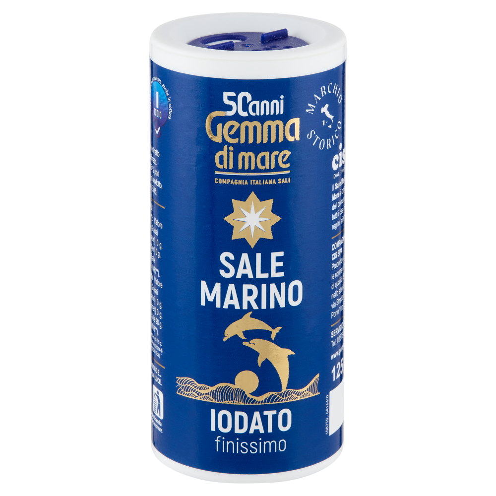 Gemma di mare Sale Marino Iodato finissimo 125 g