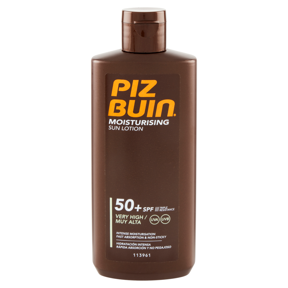 Piz Buin Lozione Solare, 50+ SPF, Protezione Molto Alta, 200ml